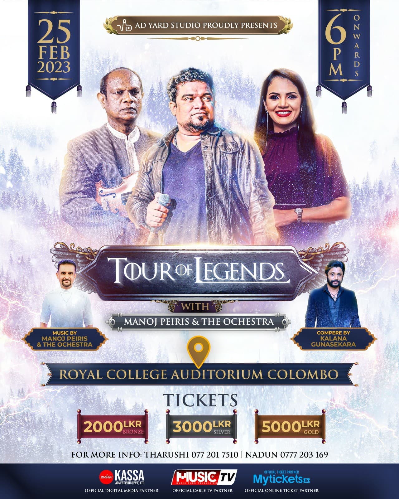 Tour of Legends - With Monoj Peiris and Ochestra